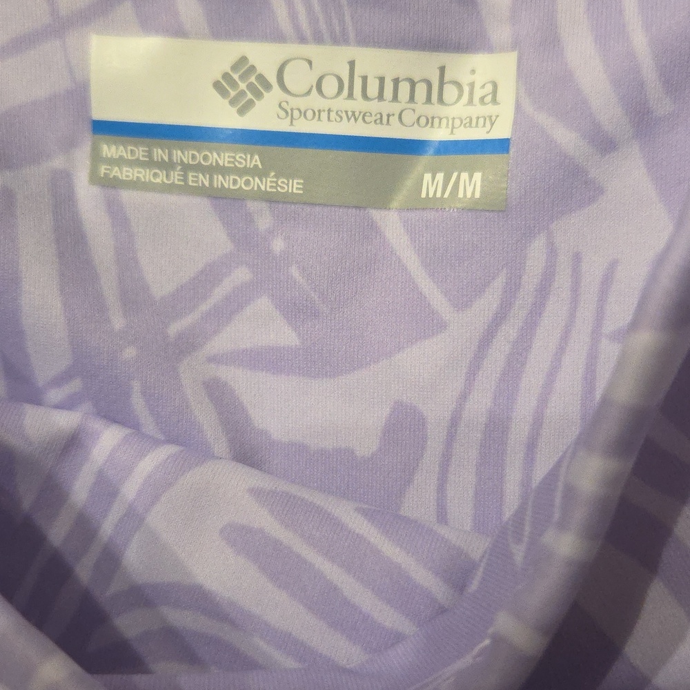 Columbia Dress In A Pretty Lavendar Colored Print. Great Condition! Size Medium. - Picture 4 of 10